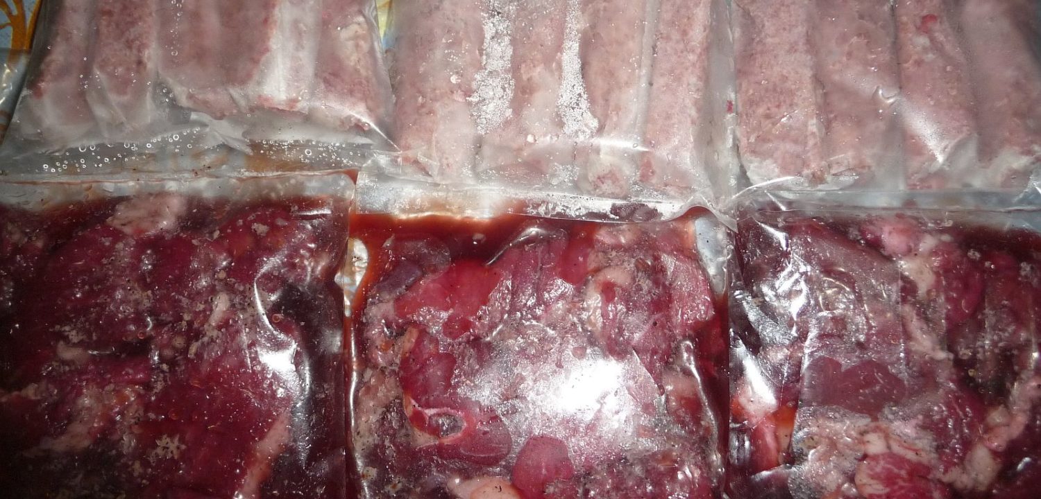 Gerlinda & Dieter - Our first frozen Products are ready for disposal - Longaniz and Tocino